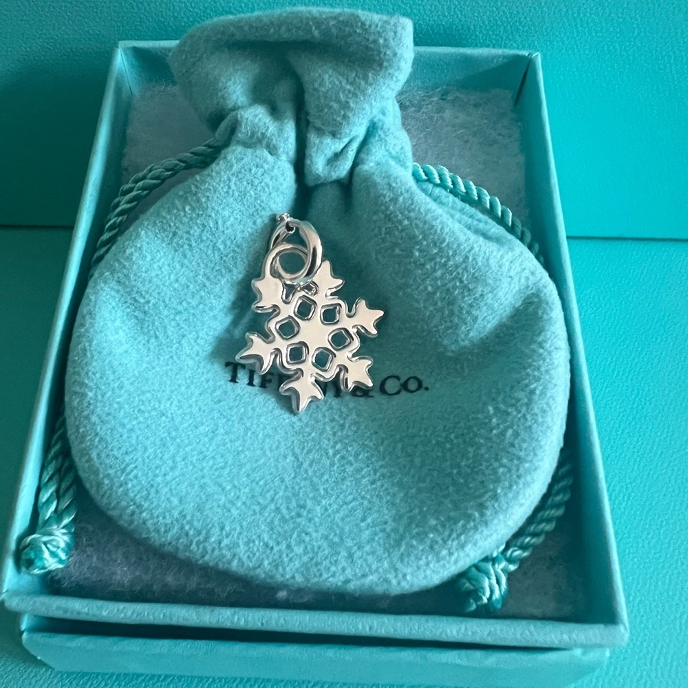 🌸🌸 Authentic Tiffany & Co. Snowflake Charm